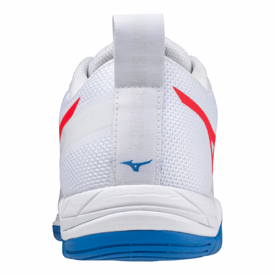 Mizuno Wave Supersonic 2 White-Red-French Blue